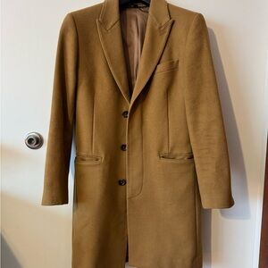 J. Crew Men's Camel Trench Coat